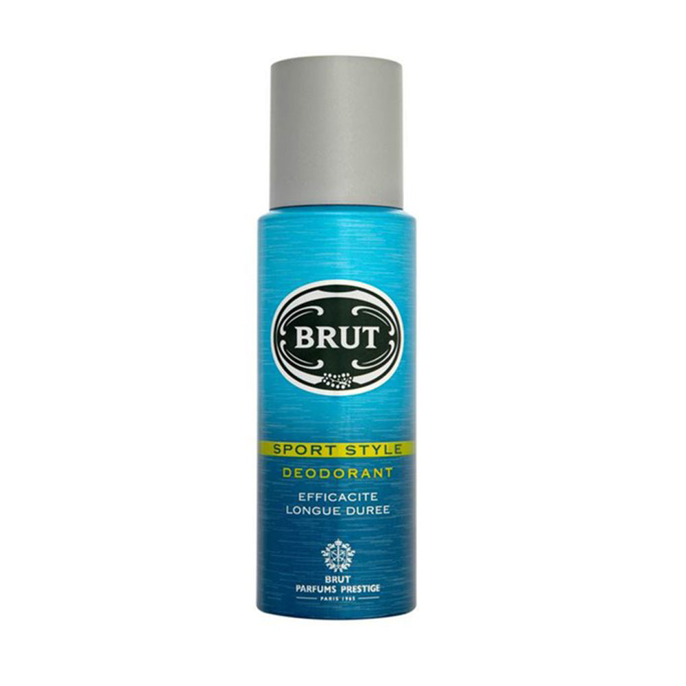 Buy Brut Deodorant Body Spray Sport Style 200ml - Premium Quality Toiletries Online - Product Image Buy Brut Deodorant Body Spray Sport Style 200ml - Premium Quality Toiletries Online - Product Image